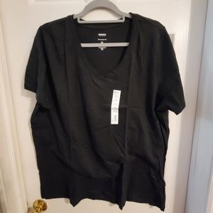 Women's Sonoma Goods For Life Everyday V-Neck Tee, XL, Black